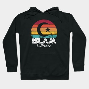 Islamic - Islam is Peace - Vintage Hoodie